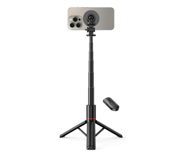 Tech-Protect L06S Selfie Stick Tripod MagSafe Pilot Bluetooth max 82cm - 1228048 - zdjęcie 2